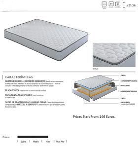 Luxury Bedroom Pocket Spring Memory Foam French Mattress