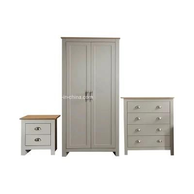 Lancaster Modern Home Bedroom Furniture Set with Fsc (HF-WF039)