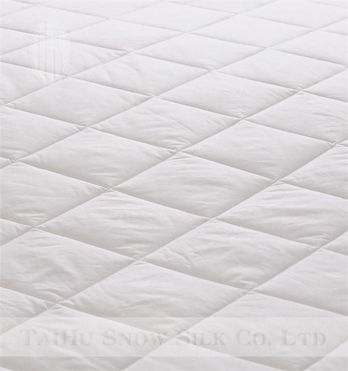 Cotton Fabric Shell Silk Filled Mattress Pad