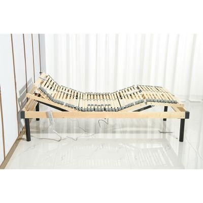 Hot Sale Bedroom Furniture 5 Zones Birch Wood Electric Adjustable Bed
