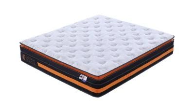 Pillow Euro Top Bedding Furniture Memory Foam Pocket Spring Mattress Firm Feeling