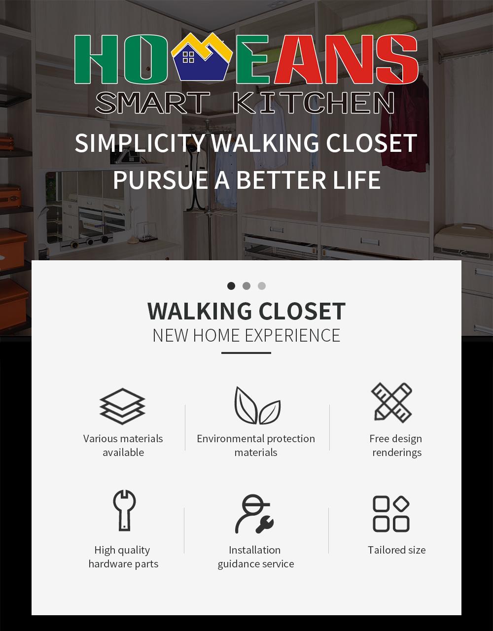 02 Customized Walk-in Wardrobes with Sufficient Storage Constrction
