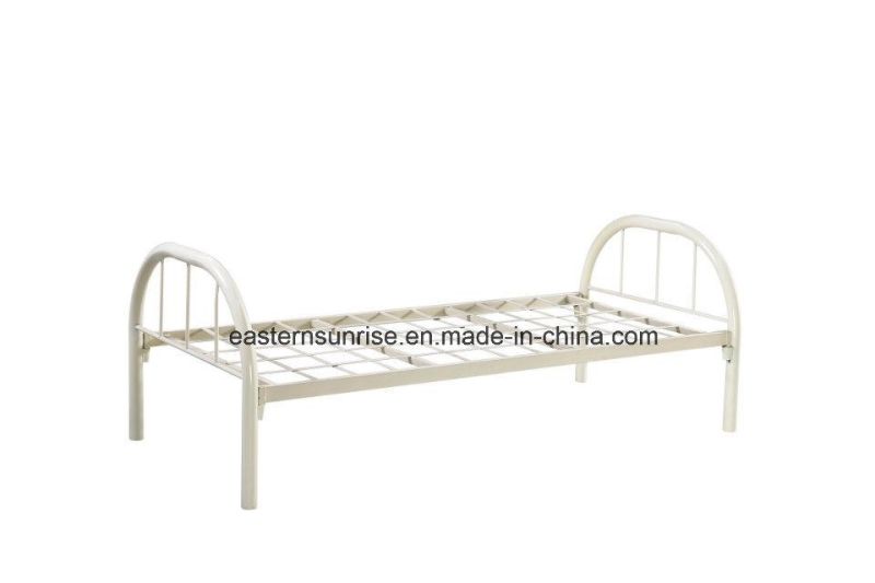Bedroom Use Cheap Comfortable Metal Single Bed with Low Price