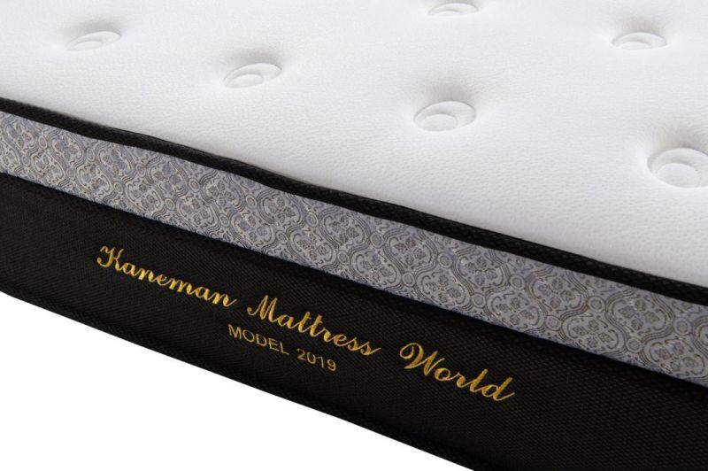 King Size Latex Foam Sleepwell Bed Hotel Pocket Spring Mattress in a Box for Sale
