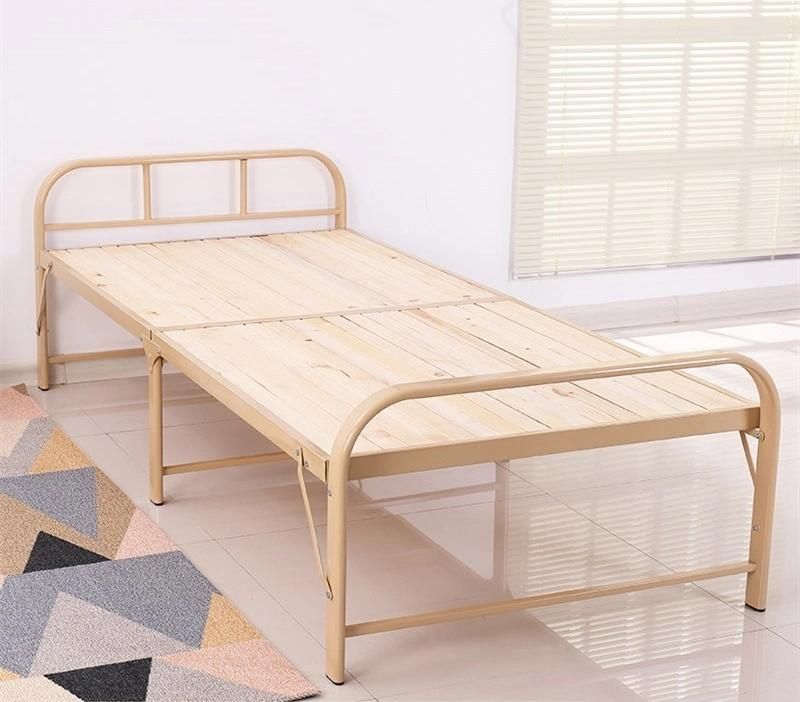 Multifunctional Adult Bedroom Homecare Break Camp Metal Bedroom Folding Beds