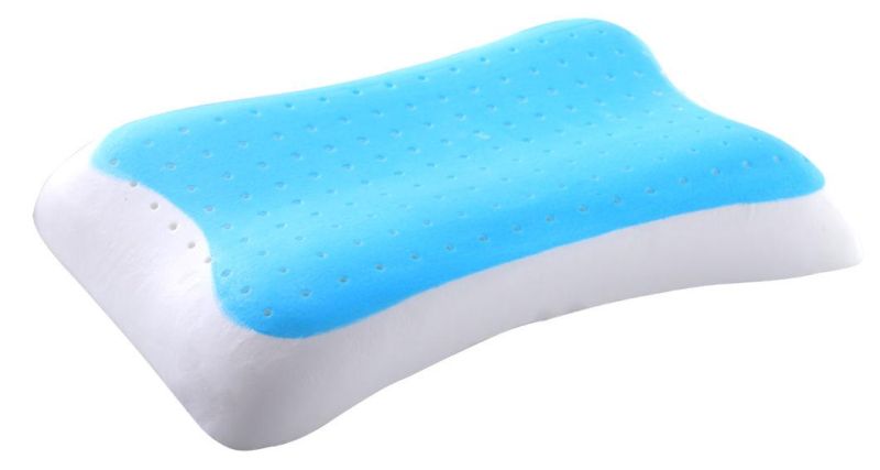 Neck Protect Alduts Child Use Cooling Fabric Cool Gel Memory Foam Pillow