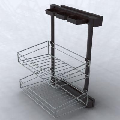 High Quality Stylish Side - Mounted Storage Basket Combination (HZL823E)