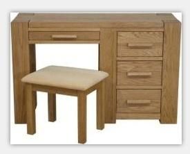 High Quality Solid Wood Oak Dressing Table with Drawer