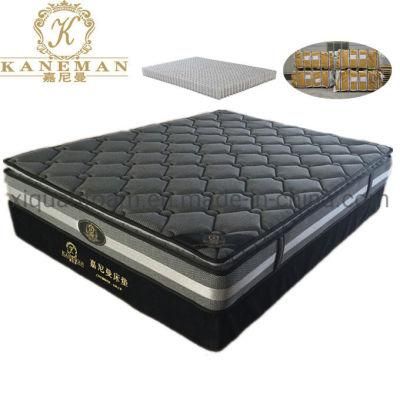 Pillow Top Wholesale Pocket Spring Mattress Compressed Packed