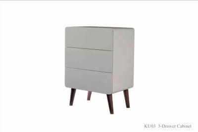 Ku03 3-Drawer Cabinet/Bedroom Cabinet/Home Furniture /Hotel Furniture/Bed Side Table