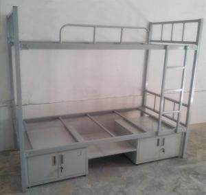 High Quality Iron Bank Bed with Cabinet