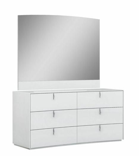 Nova 2110jaa006 3 5 6PCS Bedroom Set in White Color