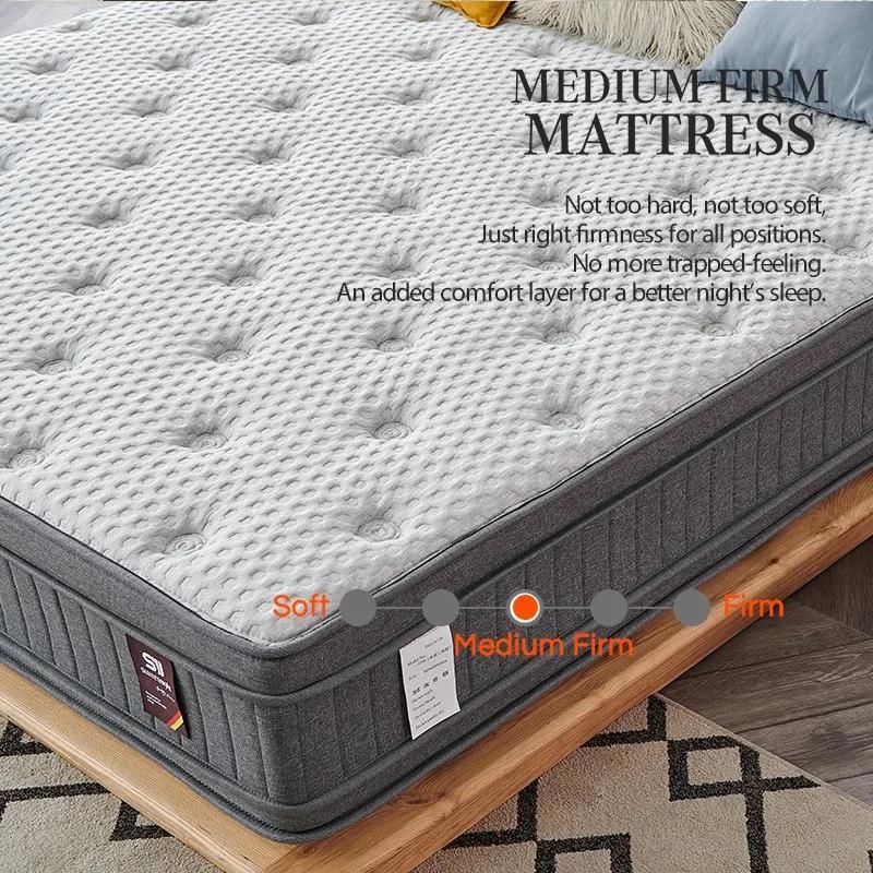 Mattress in Box Compressed Natural Latex King Size Memory Foam Mattress