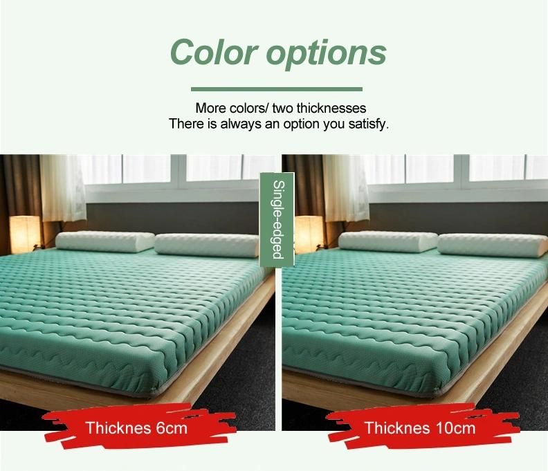 Dorm Bed Mattress Thick 10cm Multi-Purpose Soft Memory Foam Twin