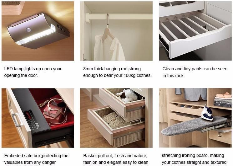 Oppein Supplier Size High Quality Modern Furniture for Children Kids Wardrobes