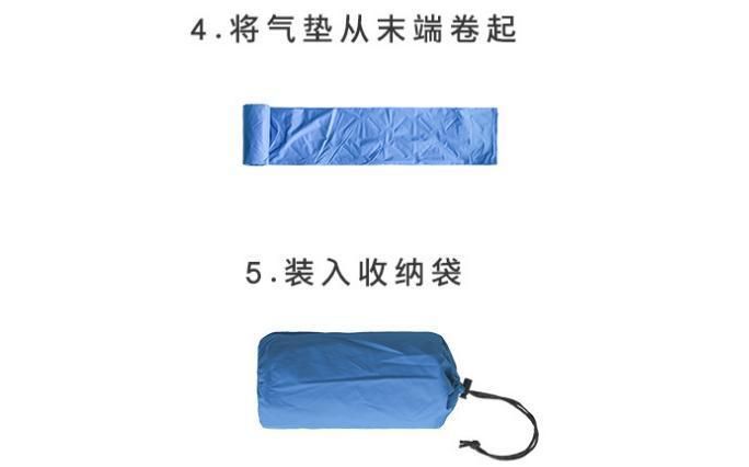 TPU Fabric Lightweight Air Sleeping Pads Inflatable Camping Mat