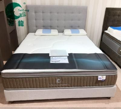 Hot Style Mattress Bedroom Furniture Pocket Spring with Latex Mattress