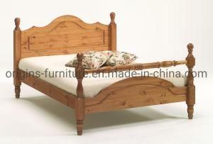 Double Bed, 4 Foot 6, Low Foot End Bed Frame, Solid Pine Wood