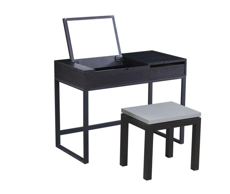 Zt-002 Dressing Table/MDF with Burned Oak Veneer/ Metal Coating Base /Modern Furniture in Home and Hotel