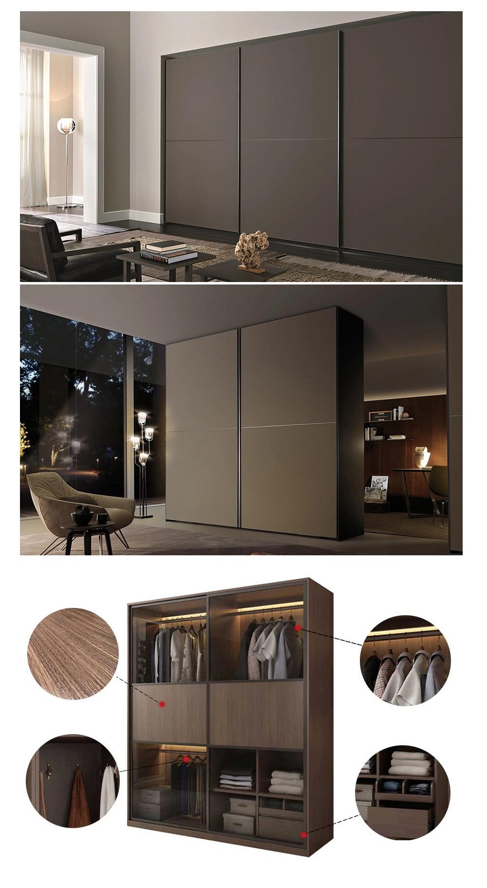 Large Wooden Wardrobe Closet Bedroom Furniture Design