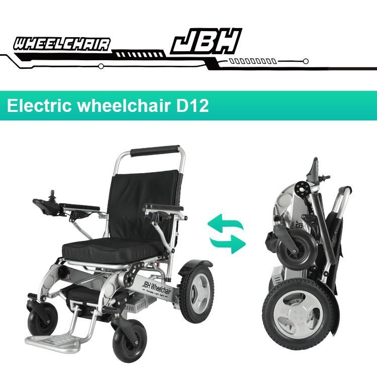 High Quality Reclining High Back Electric Wheelchair with Lifting Headrest