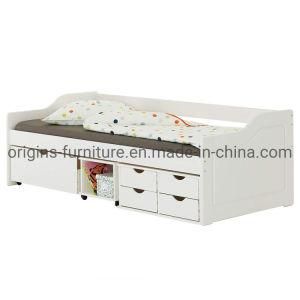 Single Day Bed with Pullout Drawers and Trundle Underbed