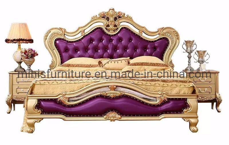 (M-CB61) European Luxury Bedroom Set Wardrobe/Dresser/Nightstands/Bed