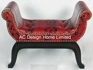 Designer PU Leather/Wooden U Shape Bench