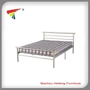 Queen Size Metal Double Bed Modern Style (HF087)