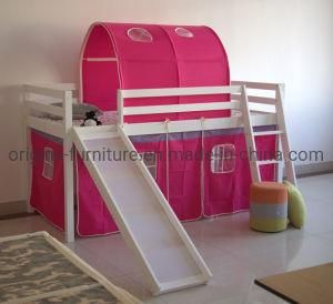 Midsleeper Single Bed with Slide
