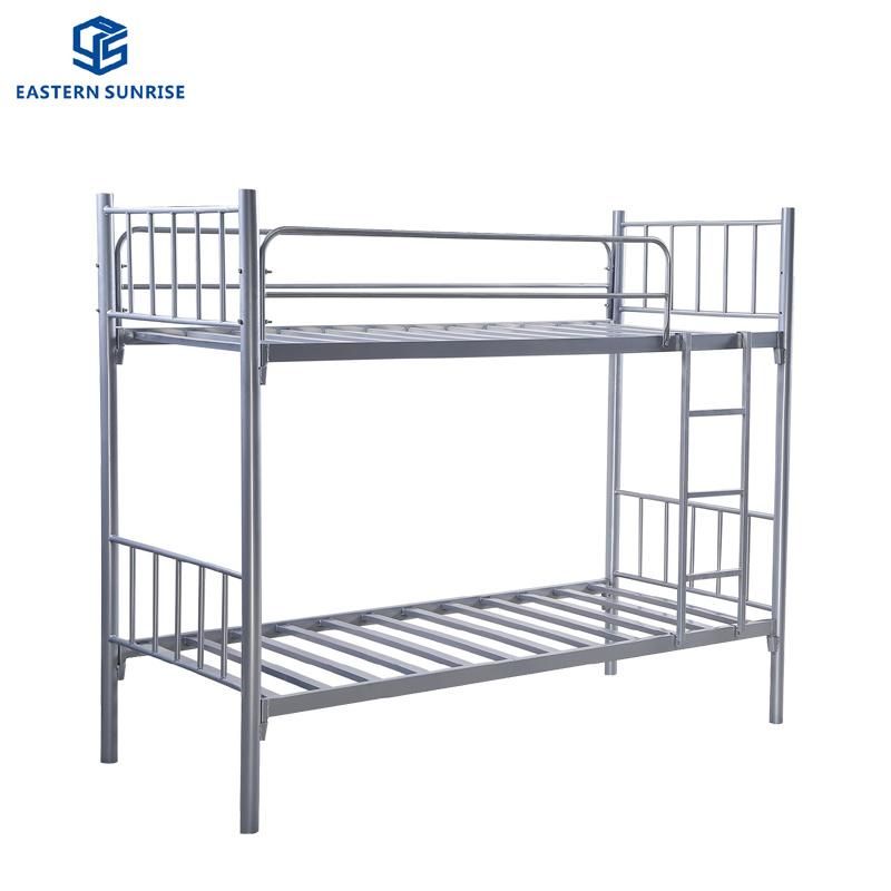 Metal Round Tube Frame Detachable Bunk Bed
