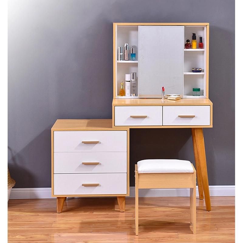 Nordic Dressing Table Bedroom Small Apartment Simple Modern Dressing Table Ins Wind Net Red Simple Dressing Table Economical 0023