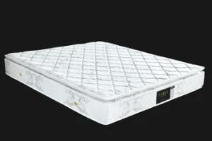 Pocket Spring Pillow-Top Latex Foam Compressed Mattress in Roll Packing