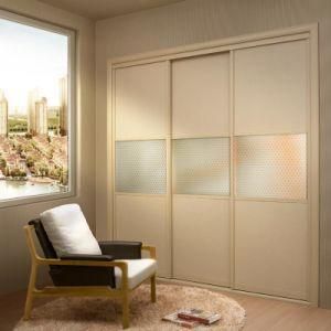 Oppein 2015 Beige 3 Sliding Door Built-Ins Wardrobe (YG61446)