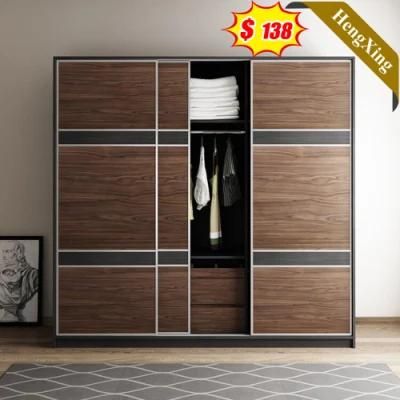 Chinese Sliding Door Closet Cabinet Home Furniture House Use Single Room Bedroom Furniture Wardrobe