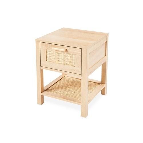 Primary Wooden Nightstand Corner Table