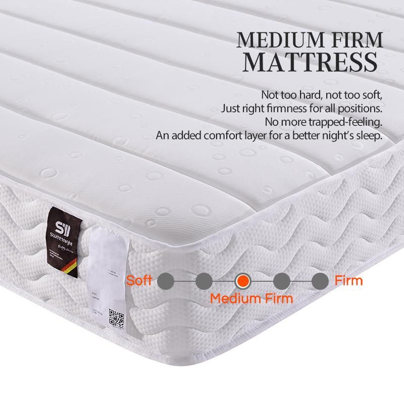 Sweetnight Gel Natural Latex Pillow Top Memory Foam Compressed Spring Mattress