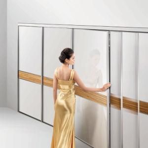 Oppein High End 6 Doors White Sliding Wardrobe (OP-YG21108)