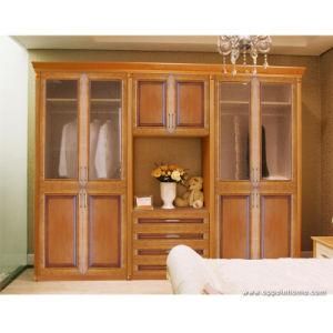 Oppein Classic Melamine Finish Wardrobe Closet (YG11178)