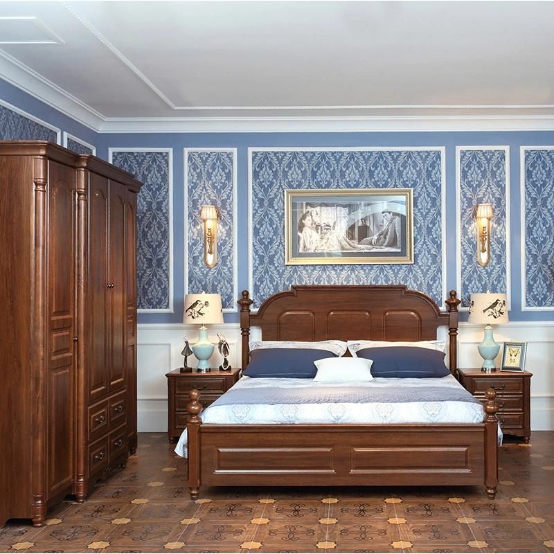 Home Furniture Solid Wood Bedroom Furniture Sets