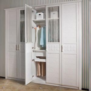 2015 Modern White Five Doors Swing Built-in Wardrobe (YG61442)