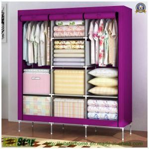 Big Size 8 Tier Non-Woven Fabric Wardrobe (WS16-0090, for Bedroom Furniture)