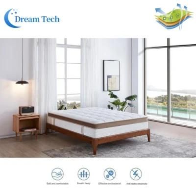 Extra Comfort Pillowtop Mattress Compress Wooden Pallet Packing Roll Mattress on Sale (LZN1952G9)