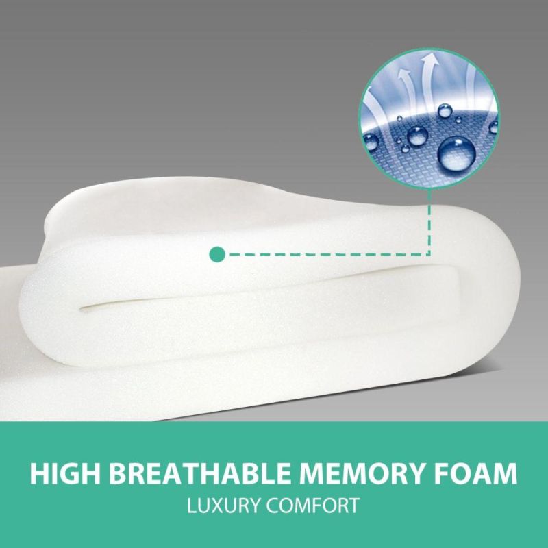 3inch Cool Gel Memory Foam Mattress Topper with Bamboo Cover for Bedroom Furniture
