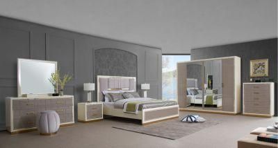 Modern Style King Side Metal Bedroom Set Furniture