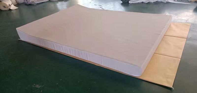 Durable Outdoor Camp Use Waterproof Canvas Fabric Foam Mattress with Pillow
