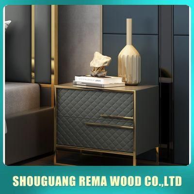 Modern Industrial Retro Style Bedside, Rustic Metal Wood 1 Drawer Bedside, Wonderful Wooden Bedroom Nightstand