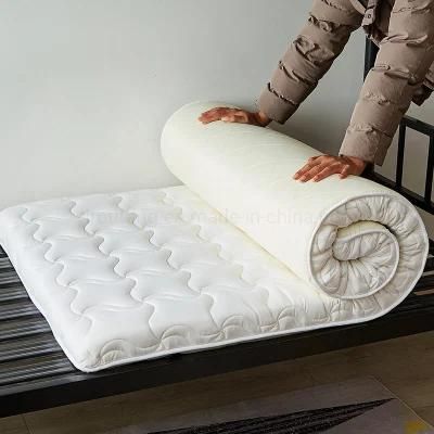 Sleepover Bed Mattress Pad Warm Portable Roll Foldable Soft Full