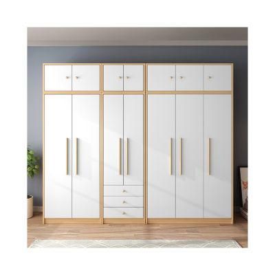 Wooden Simple Bedroom Furniture Wall Closet Sliding Wardrobe