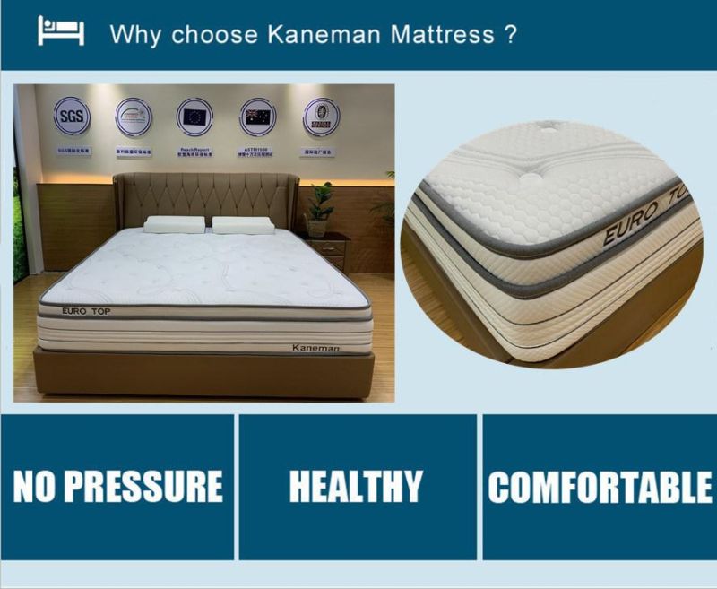 Firm Hotel Mattress Cheap Pocket Spring Mattress in Pallet Custom Sizes